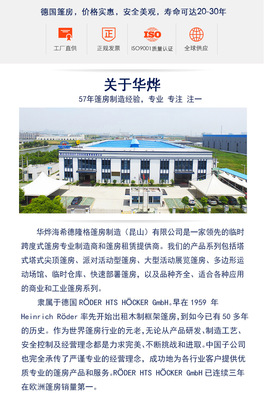 德國雙層篷房 用卓越品質(zhì)定義專業(yè)展覽空間——華燁篷房技術解析